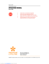 Nautilus DIVER Operation Manual