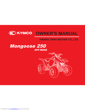 Kymco Mongoose 250 Owner's Manual