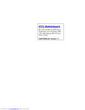 Winmate I771 User Manual