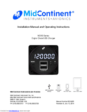Mid-Continent Instrument MD93 Series Installation Manual And Operating Instructions