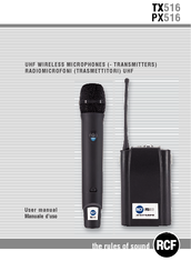 Rcf TX516 User Manual