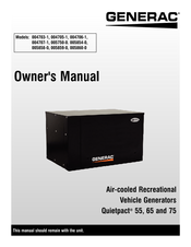 Generac Power Systems Quietpact 75 Owner's Manual