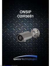 Speco ONSIP O2IR56B1 User Manual
