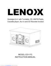 Lenoxx Nostalgia CD117C Instruction Manual