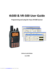 Yaesu tk500 User Manual