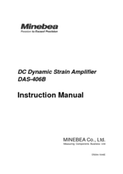 Minebea CSA-504S-1B Instruction Manual