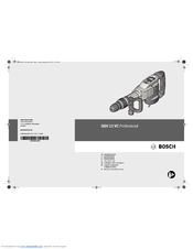 Bosch GSH 11 VC Original Instructions Manual