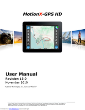 MotionX GPS HD User Manual