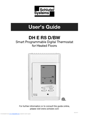 Schulter Systems DH E RS D/BW User Manual