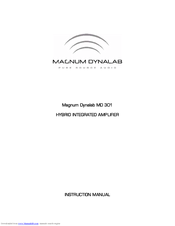 Magnum MD 301 Instruction Manual