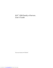 Silicon Graphics 1200 User Manual