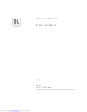 Kramer VP-791 User Manual