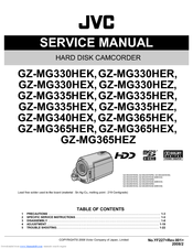 JVC GZ-MG365HEZ Service Manual
