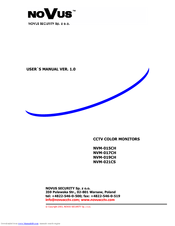 Novus NVM-019CH User Manual