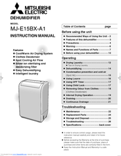 Mitsubishi Electric MJ-E15BX-A1 Instruction Manual
