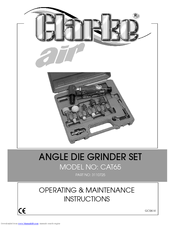Clarke Air CAT65 Operating & Maintenance Instructions