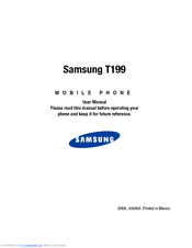 Samsung T199 User Manual