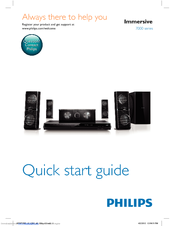 Philips Immersive 7000 series Quick Start Manual