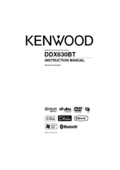 Kenwood DDX630BT Instruction Manual