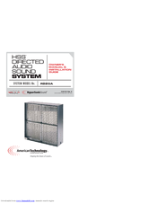 HSS Hire R220A Owner's Manual & Installation Manual