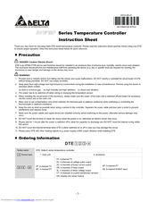 Delta DTE10T Series Instruction Sheet