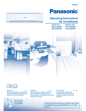 Panasonic CU-C24JKV Operating Instructions Manual