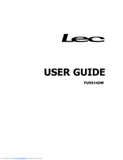 Lec TU55142W User Manual