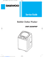 Daewoo DWF-260NPNP Service Manual