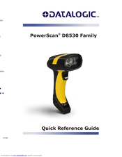 Datalogic PowerScan D8530 Quick Reference Manual
