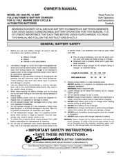 Schumacher Electric SS-120A-PE Owner's Manual