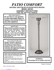 Patio NPC05 Assembly Instructions Manual