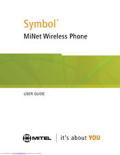 Mitel Symbol MiNET User Manual