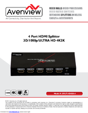 Avenview SPLIT-HD42K-4 User Manual