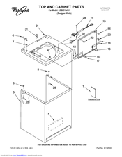 Whirlpool LSQ9510JQ1 Parts List