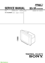 Sony Trinitron KV-XA29M66 Service Manual