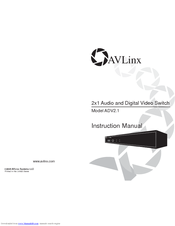AVLinx ADV2.1 Instruction Manual
