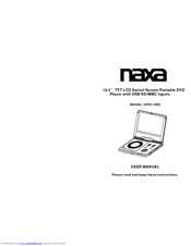 Naxa NPD-1002 User Manual