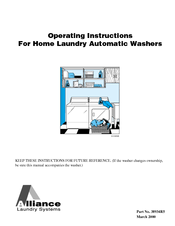 Alliance Laundry Systems Home Laundry Automatic Washers Operating Instructions Manual