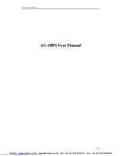 VoIPon AG-188N User Manual