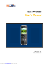 Incom ICW-1000 Global User Manual