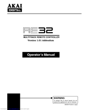 Akai RE32 Operator's Manual
