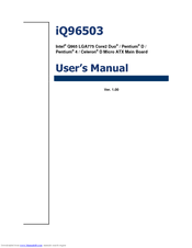 Advansus iQ96503 User Manual