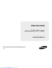 Samsung Galaxy Rush User Manual