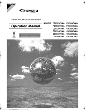 Daikin FDXS50CVMA Operation Manual