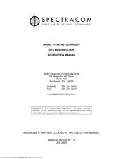Spectracom 8183A GTP Instruction Manual