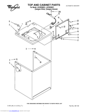 Whirlpool LSC9355BZ1 Parts List