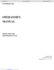 Cookshack SmartSmoker 360 Operator's Manual