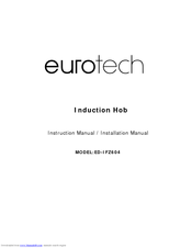 Eurotech ED-IFZ604 Instruction Manual / Installation Manual