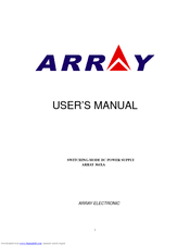 Array Electronic 366XA User Manual