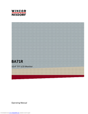 Wincor Nixdorf BA71-R Operating Manual